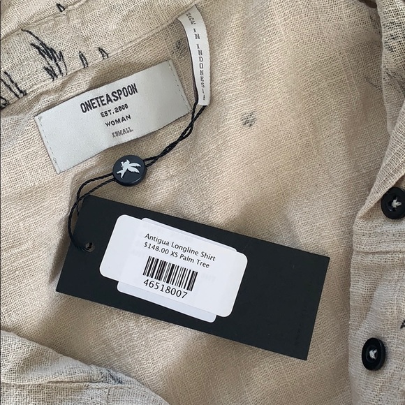 One Teaspoon Antigua Longline Shirt - Picture 4 of 4